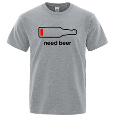 Beer Street Style Cotton T-Shirt