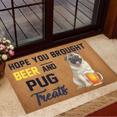 Pug & Beer Doormat