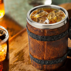 Viking Barrel Style Beer Mug