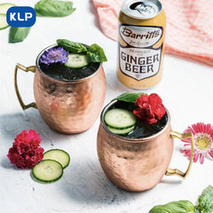 Rose Gold Moscow Mule Mug Set