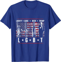 Liberty Guns Beer Parody T-Shirt