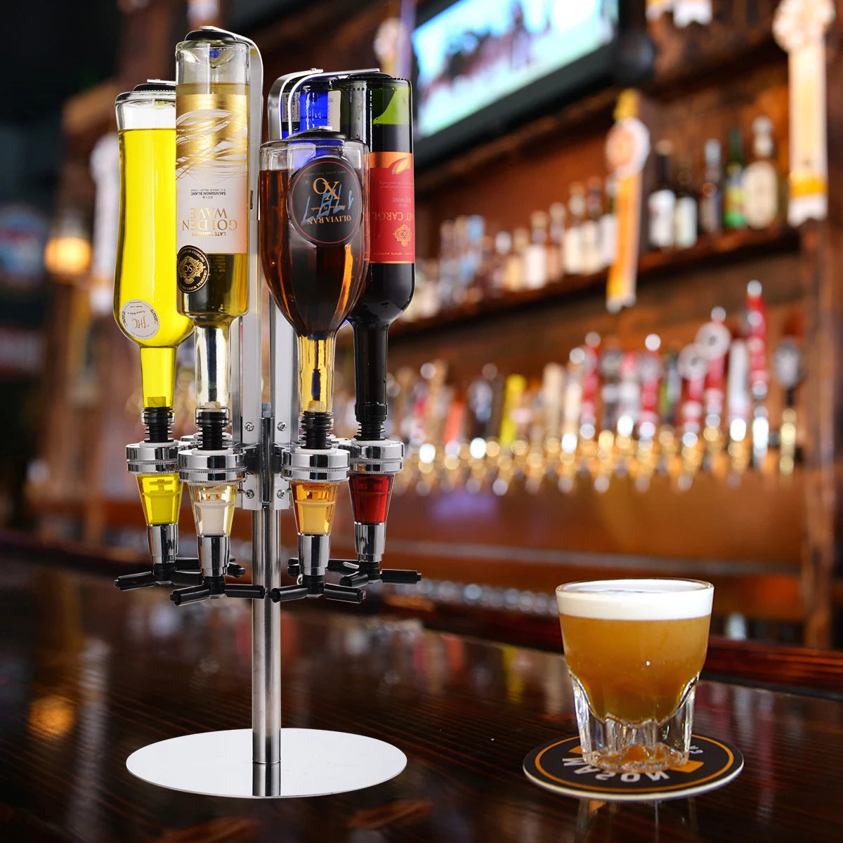 Wall-Mounted Liquor Dispenser