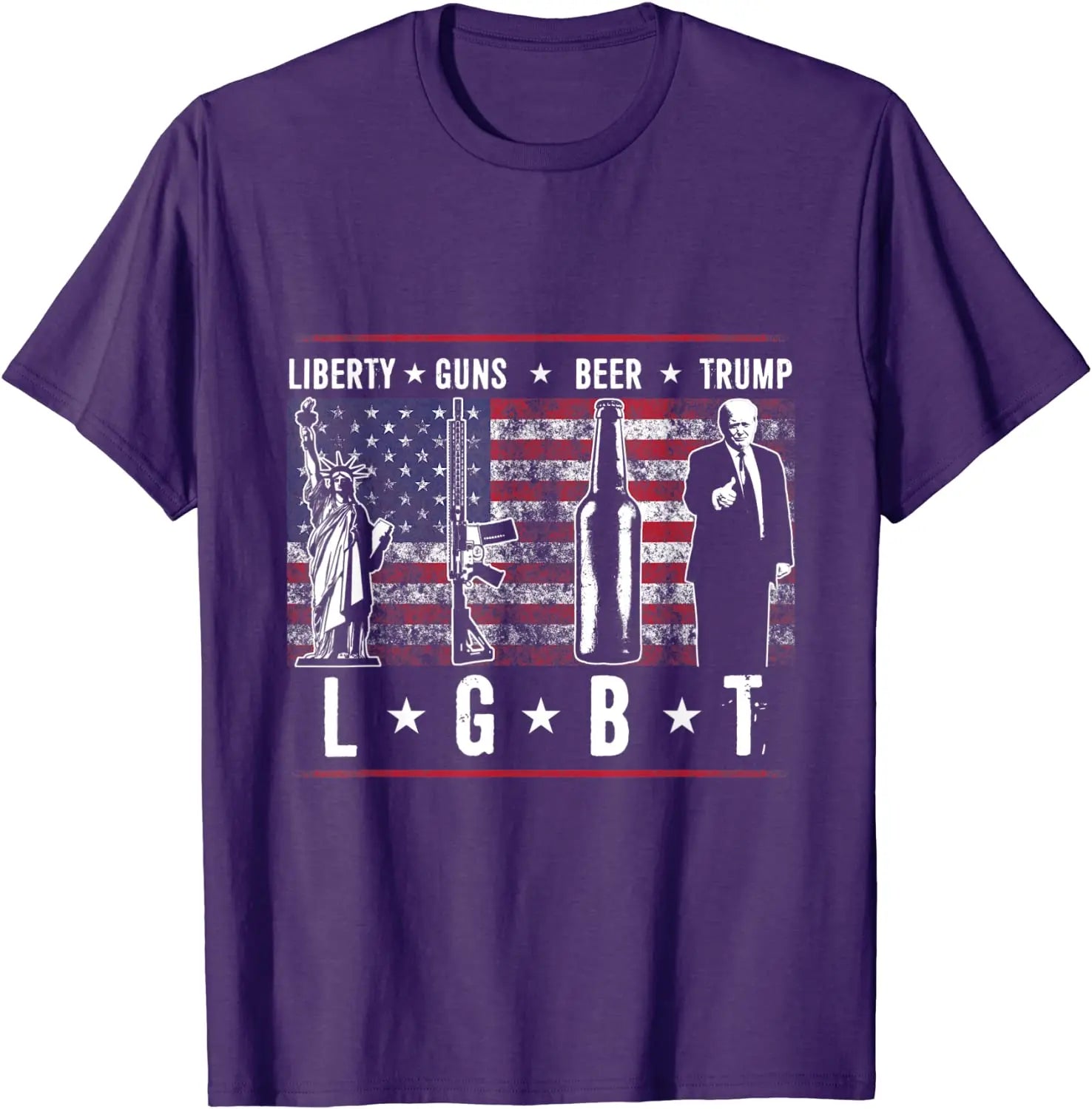 Liberty Guns Beer Parody T-Shirt