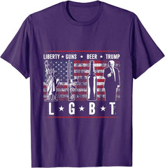 Liberty Guns Beer Parody T-Shirt