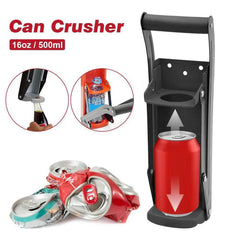 Wall-Mounted Can Press Crusher