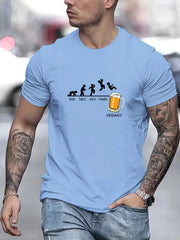 Jumping In Beer Graphic T-Shirt