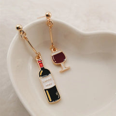 Wine & Beer Mini Food Earrings