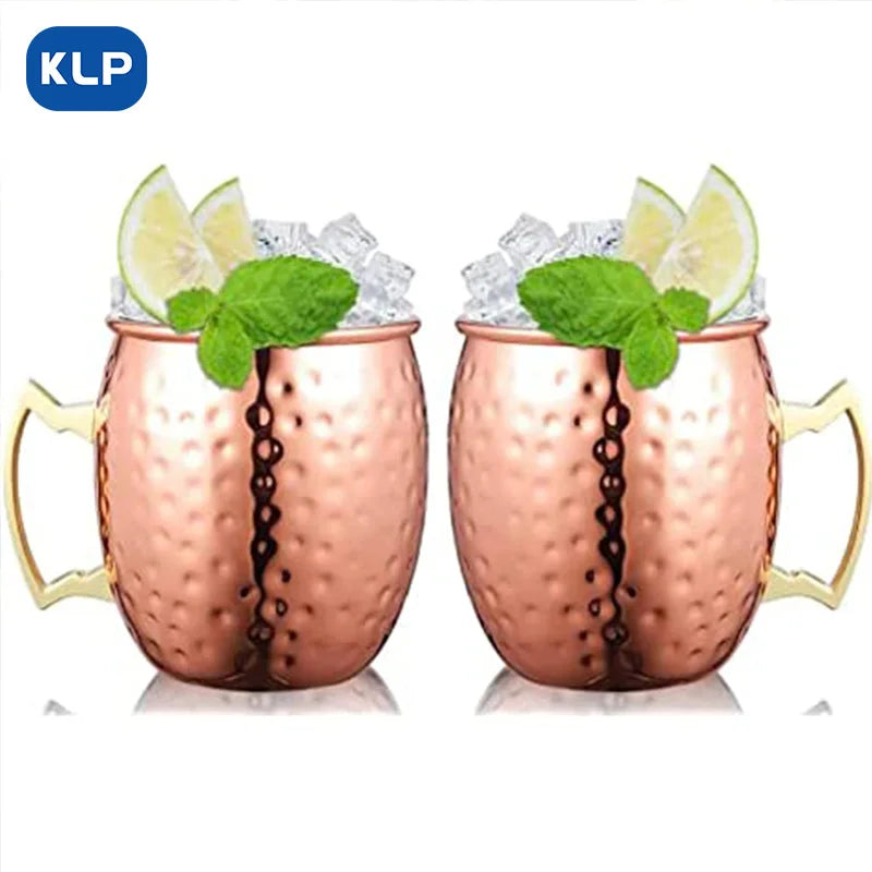 Rose Gold Moscow Mule Mug Set